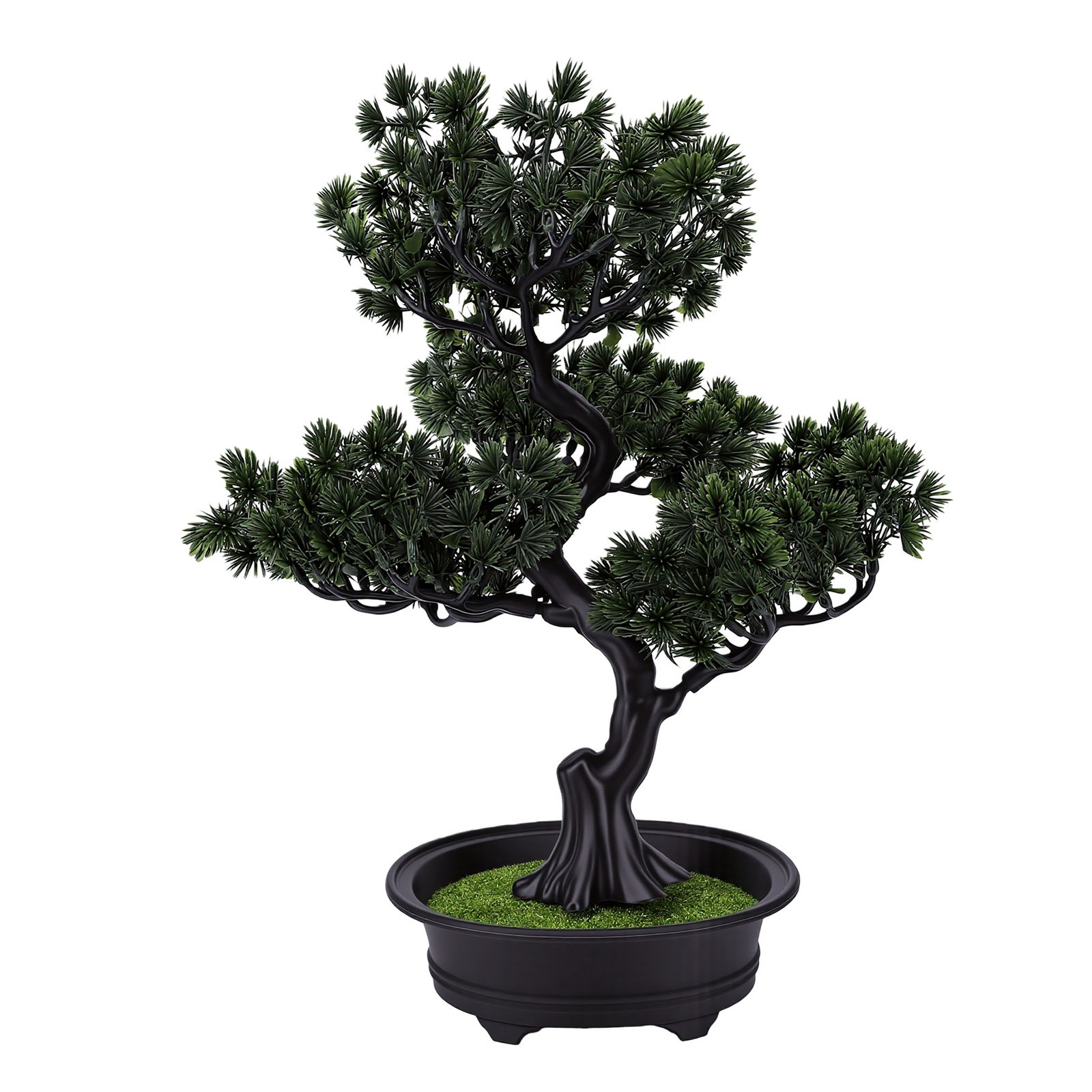 Artificial Bonsai Tree Indoor Small Fake Plant Faux Bonsai Tree Wi CHU