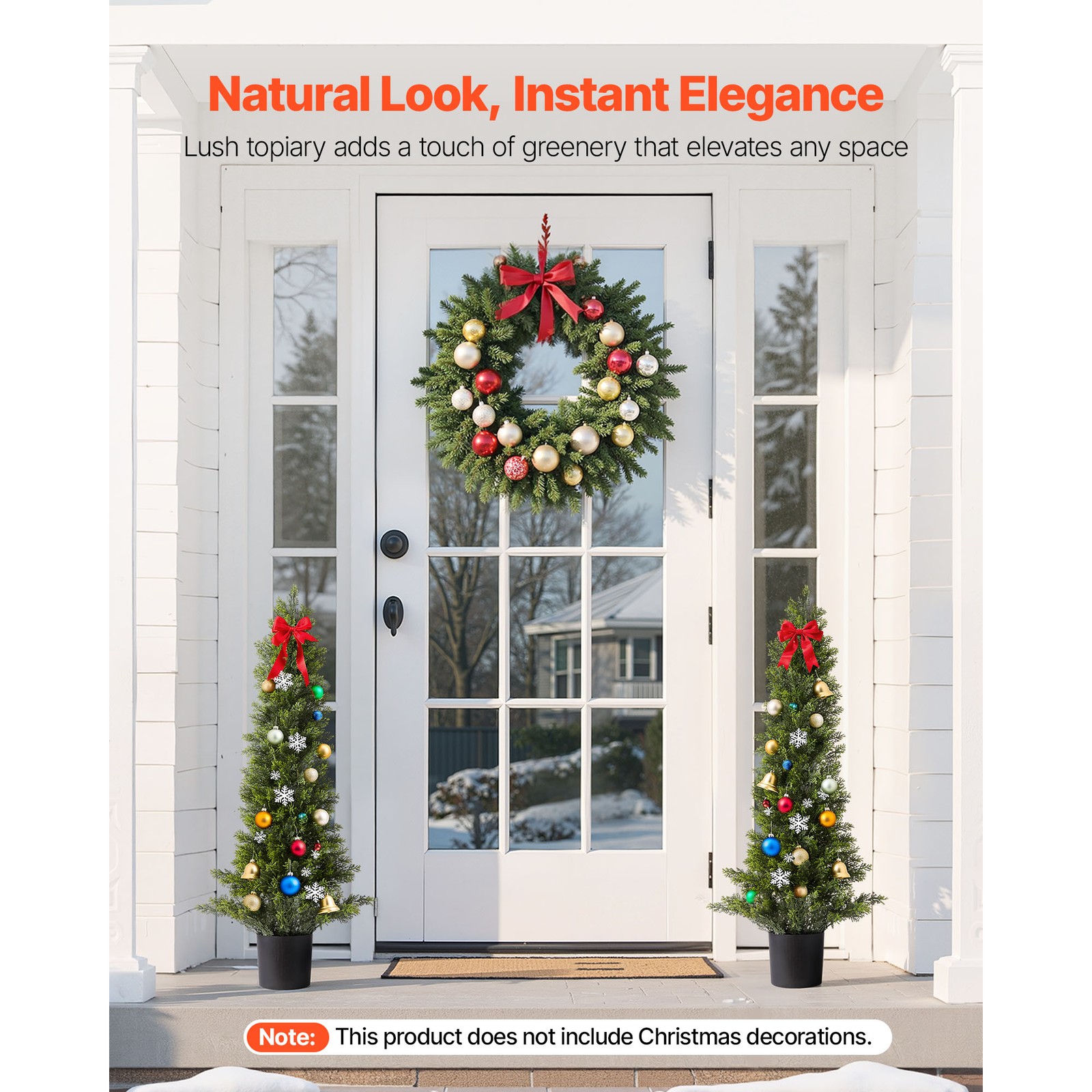 Uimoso 36-Inch Artificial Cedar Tree for Patio and Backyard Decor