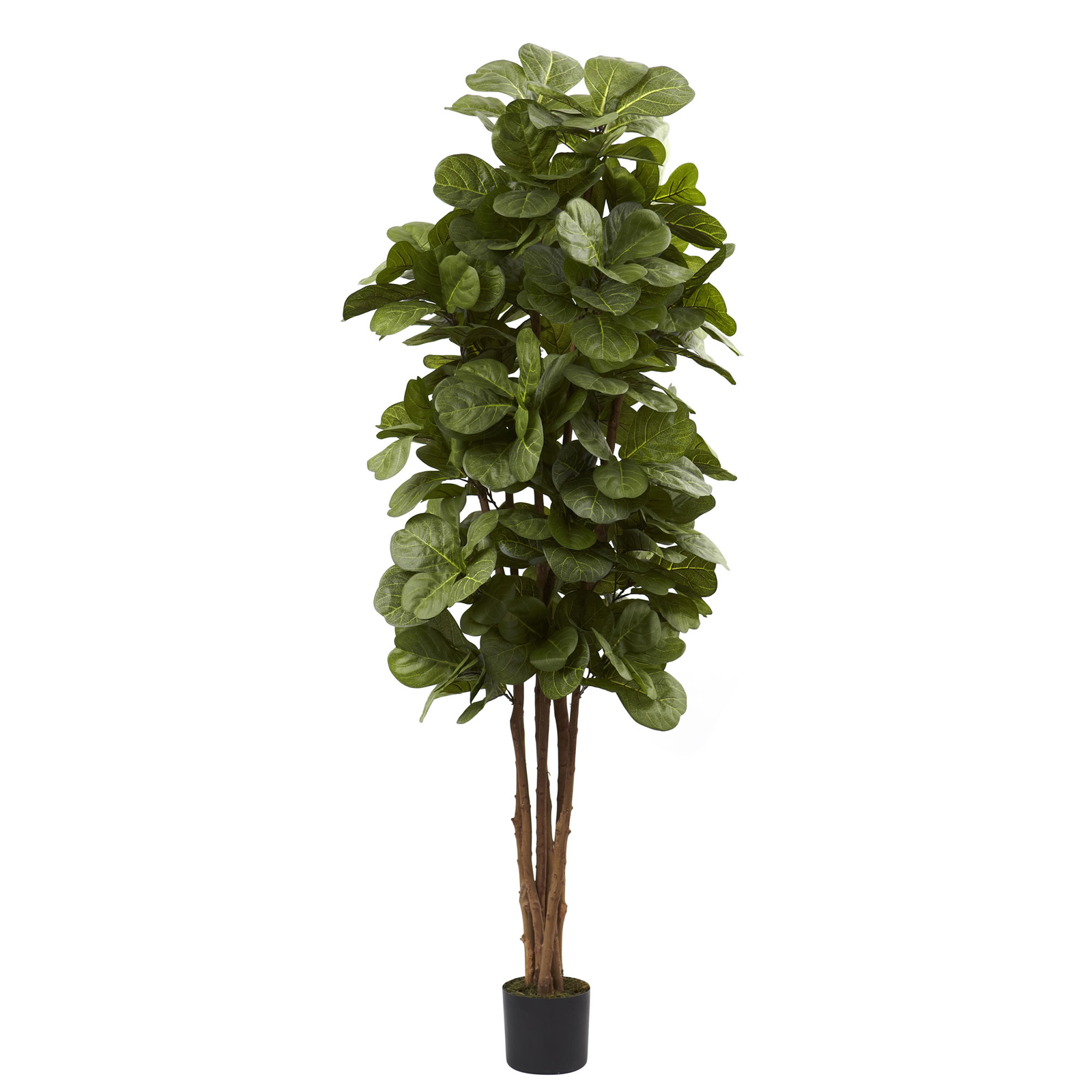 Fiddle Leaf Fig Tree Artificial Realistic Nearly Natural 6’ Home Garden Decor