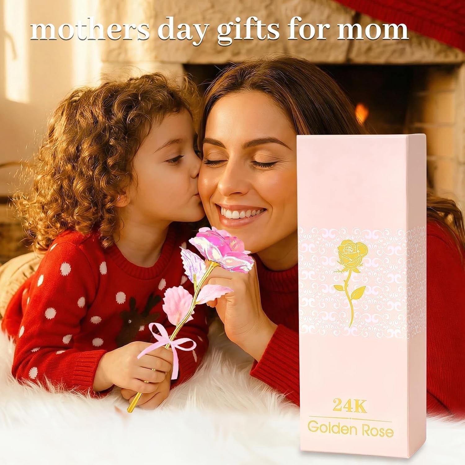 Luxurious Forever Rose in Heart Vase – Lasting Love for Mother’s Day and Beyond