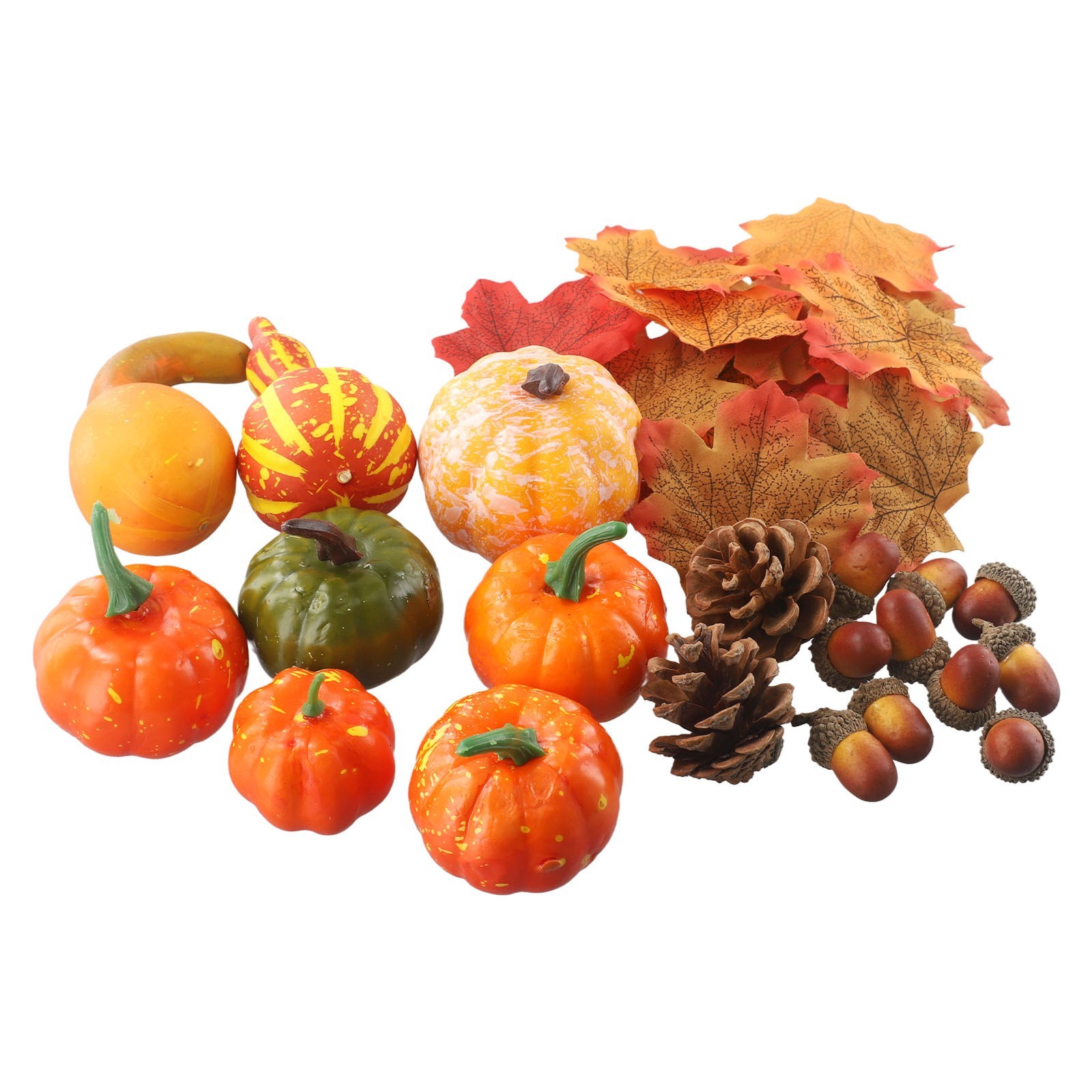Artificial Pumpkin Harvest Autumn Thanksgiving Wreath Banquet Party Decor