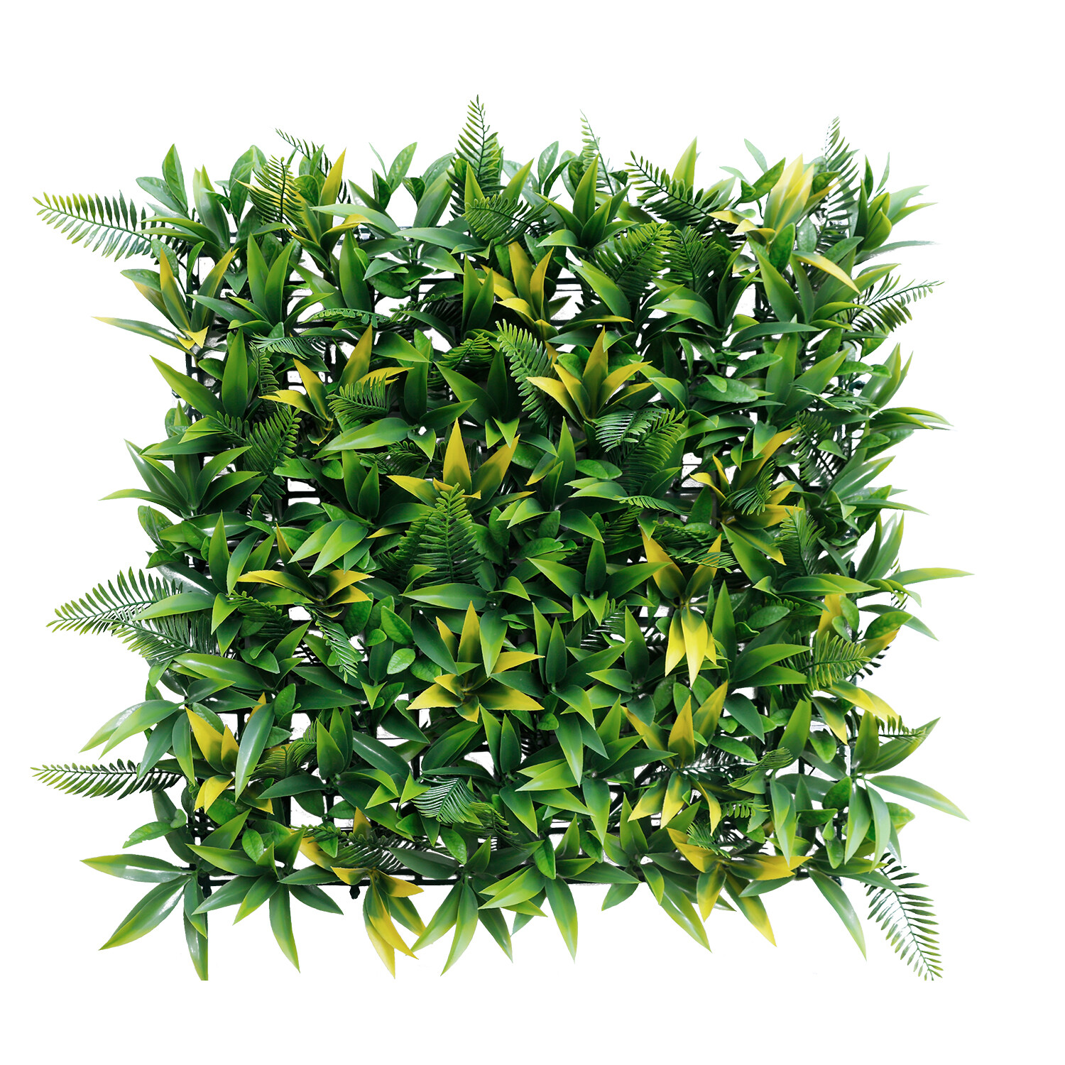 20″ Artificial Grass Mats 3D Mixed Plant Wall Hedge Decor For Home Festival #3
