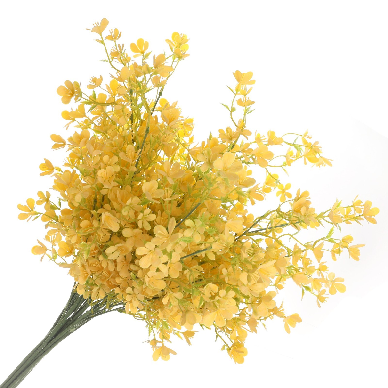 Grand Verde Artificial Flowers Long Stems Plastic Faux Bouquet, Bulk Lot 5pcs