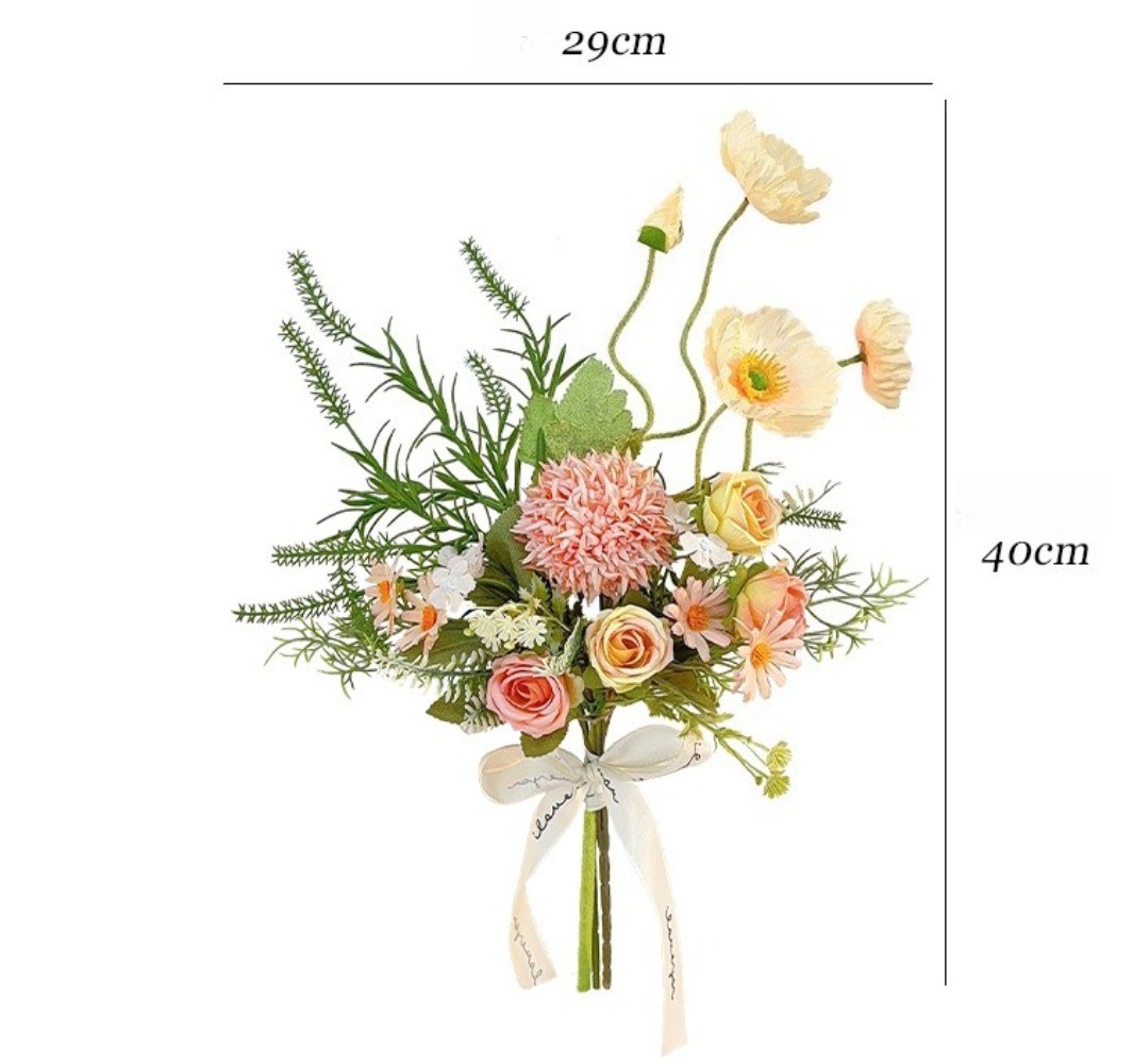 Artificial Flowers Bouquet–Graduation, Wedding Party Home Decoration Photo Props
