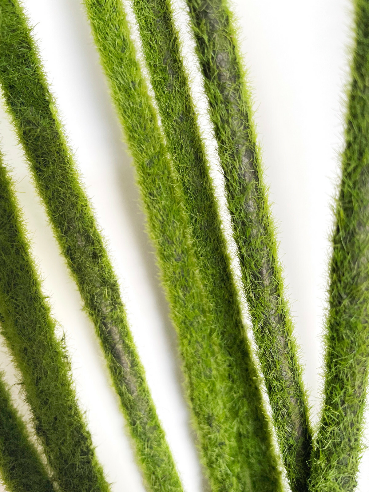 10 x THICK MOSS STICKS, STEMS – 100CM – WIRED, BENDABLE, ARTIFICIAL, FAKE, VASE