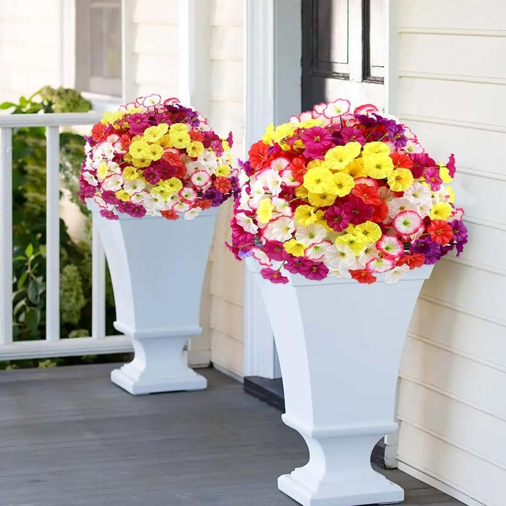 Colorful Daisy Flowers – 30 Bundles UV Resistant Fake Plants