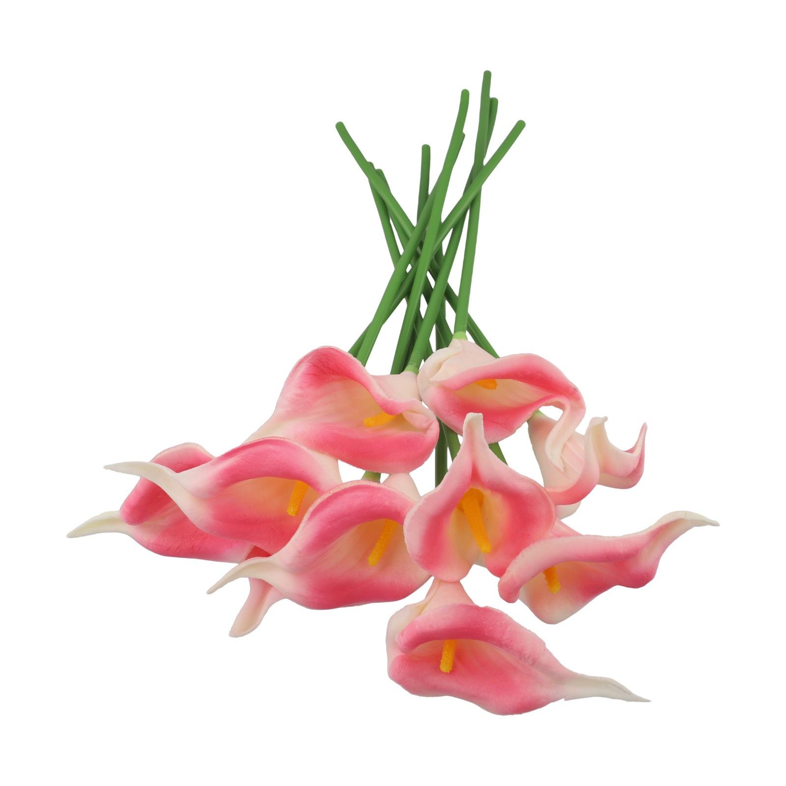 Colorful Calla Lily Artificial Flowers 10pcs for Modern Home Decoration