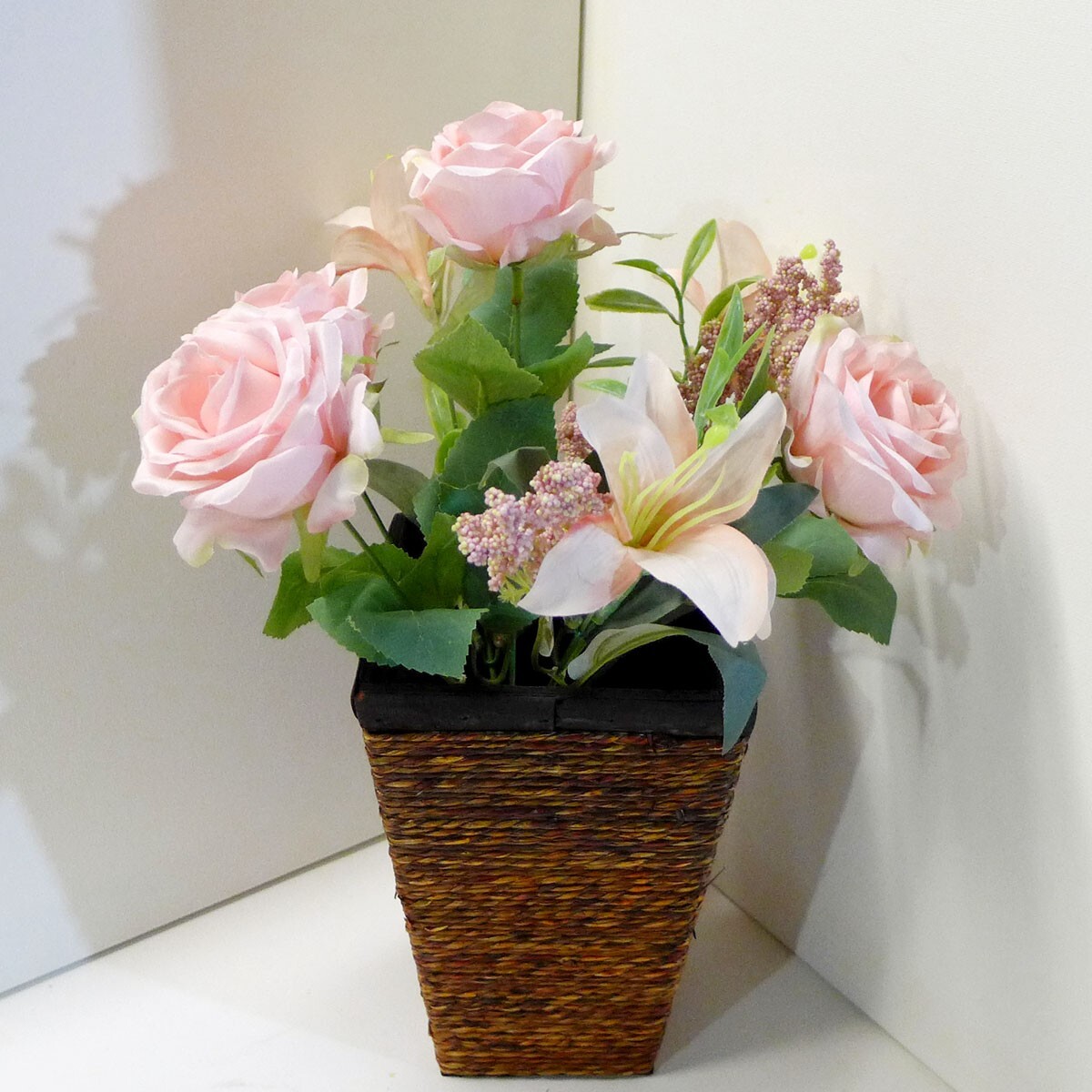 7 Stems Artificial Blooming Flower Plants Home Garden Decoration (#132)