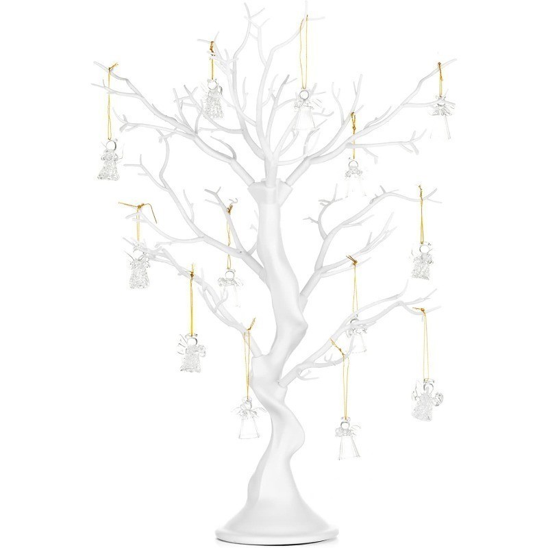 White Christmas Tree Branch Artificial 22.8 Inch Tall Manzanita Tree Centerpiece