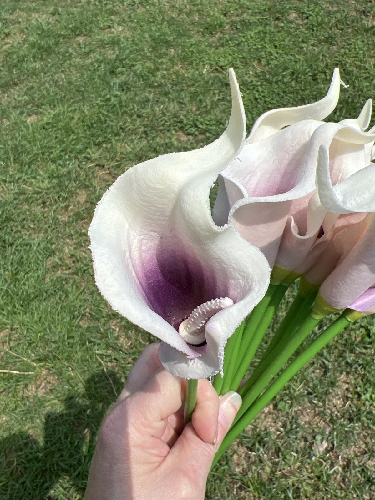 20PCS Artificial Fake Calla Lily Flowers Real Touch Calla Lily