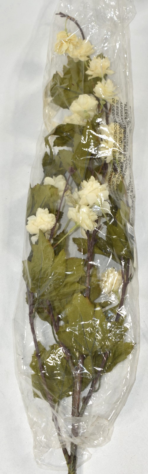 Pottery Barn Faux Ivory Hops Branch Artificial Flowers 42″ Stem NEW