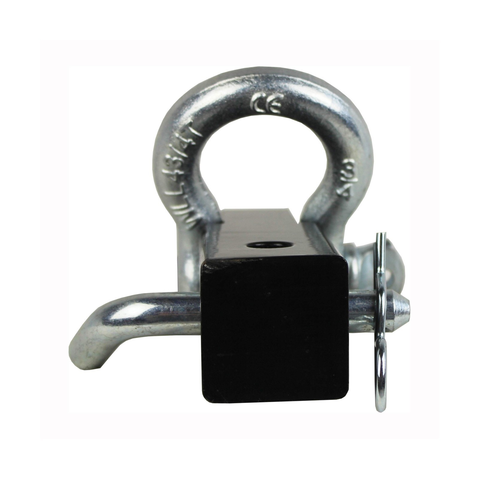MaxxHaul 70250 Receiver Hitch D-Ring (with 3/4″ Forged Shackle and Solid Shaf…