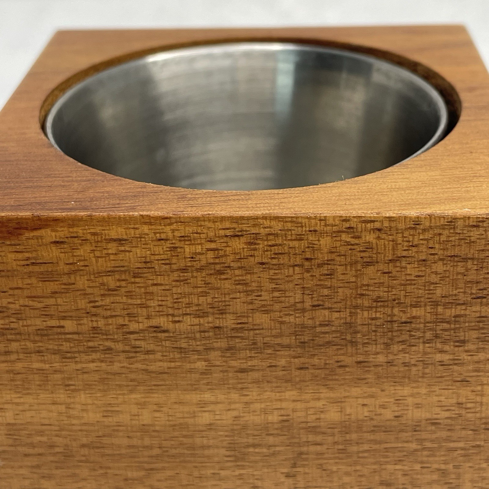 Revolution Design House Box Car Planter Walnut w/ Stainless Steel Planter Insert