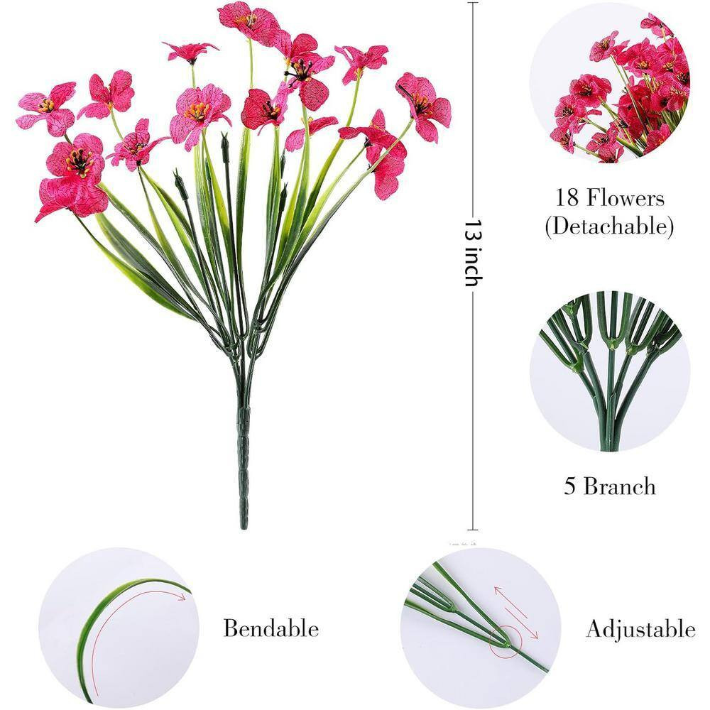 13 In. Multi-Colored Indoor/Outdoor Artificial Flower 24 Bundles
