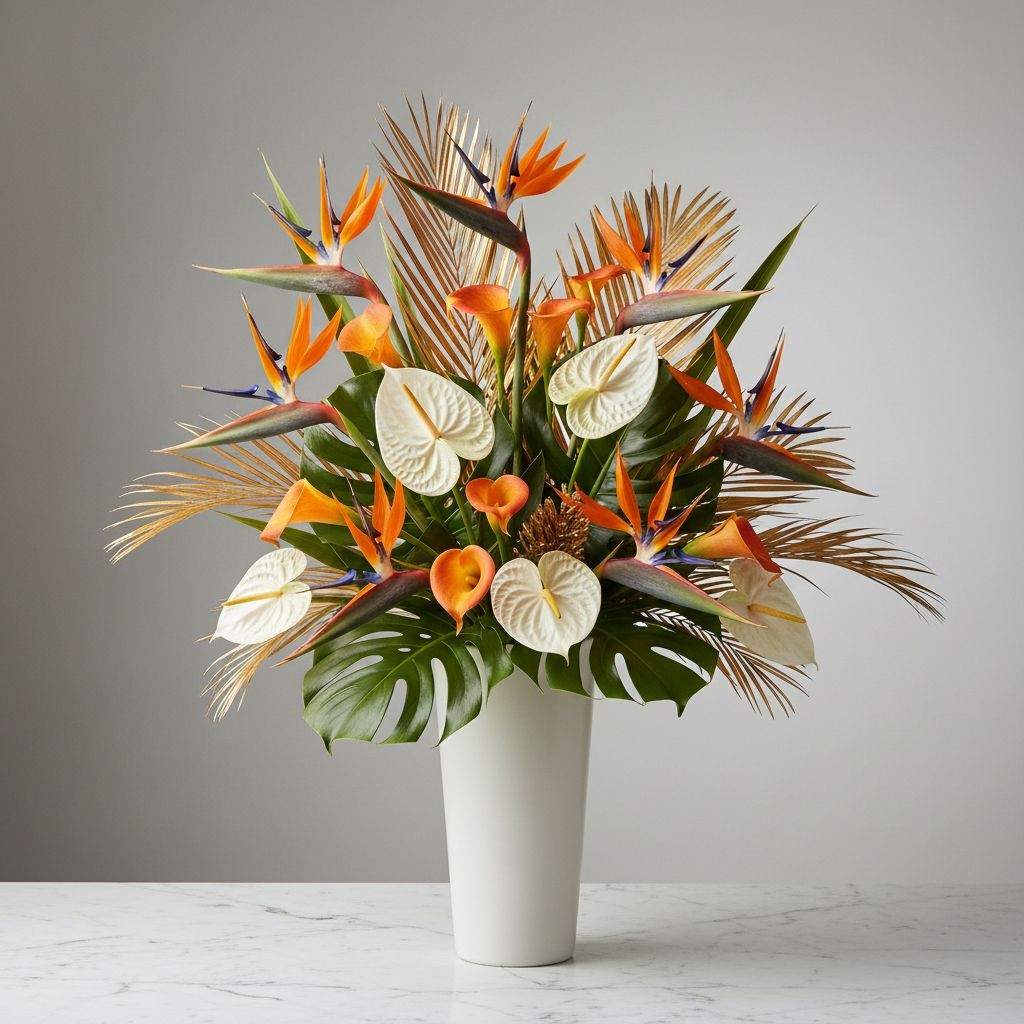 Orange Calla Lily Bundle Faux Flowers 5 Stem Bouquet Vintage Floral Decor Weddin