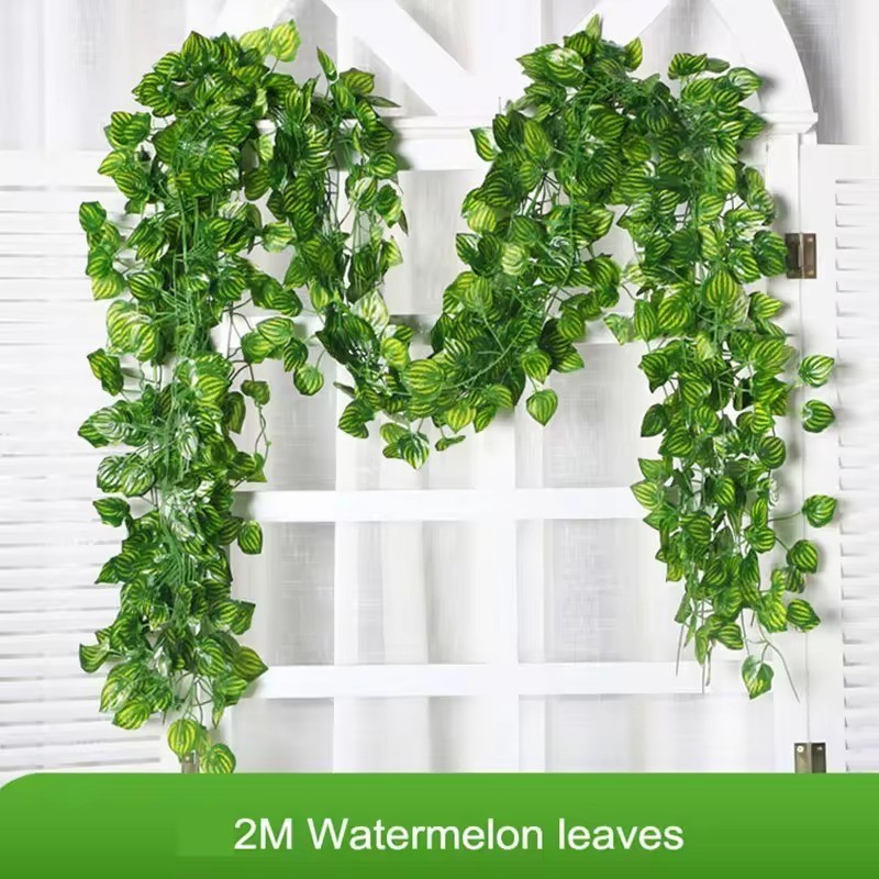 6 PACK 6.5 Ft Artificial Hanging Garland Leaves Plants Vines Home Decor USA