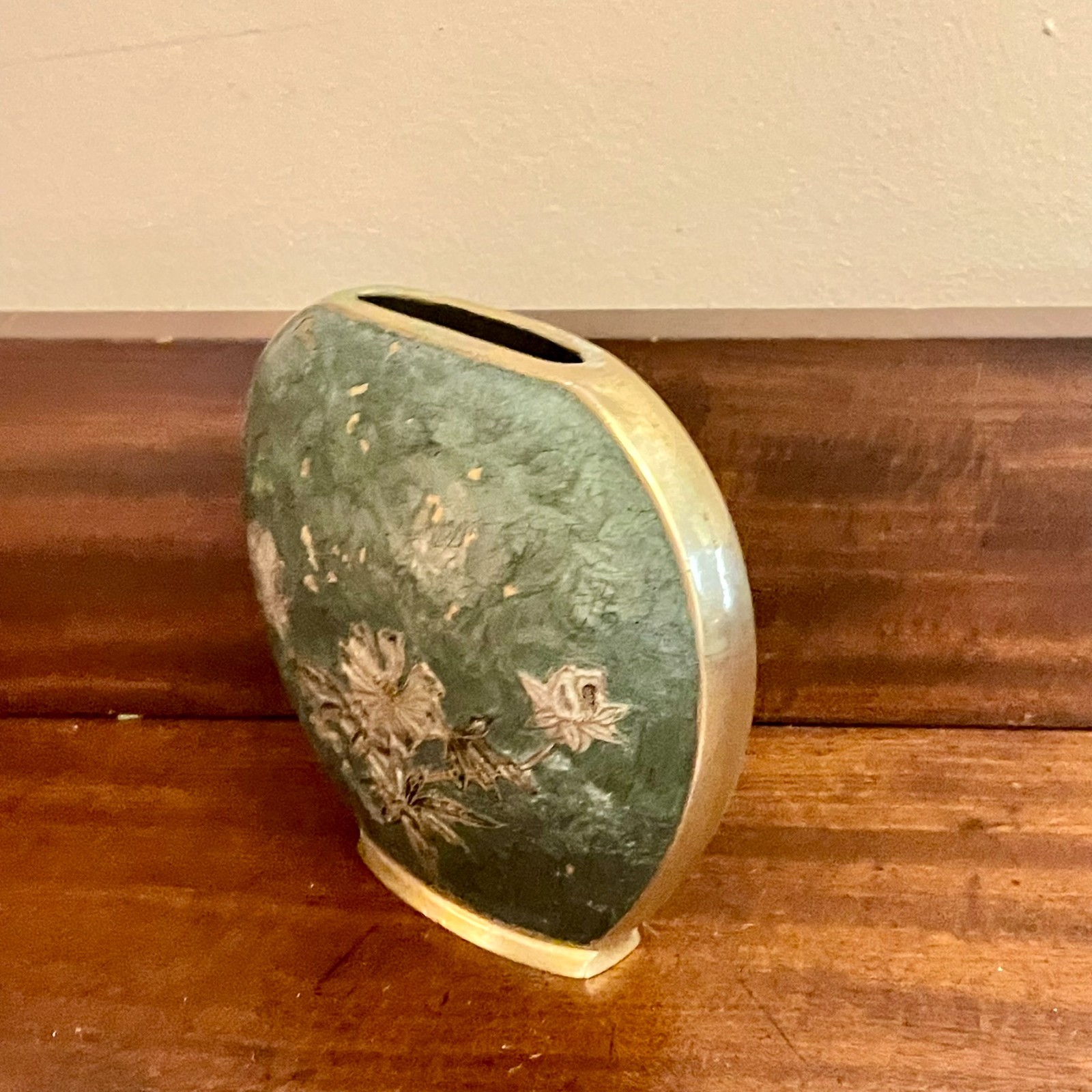 MCM Cloisonne Enameled Brass Enameled Asian Garde Display Piece dc7