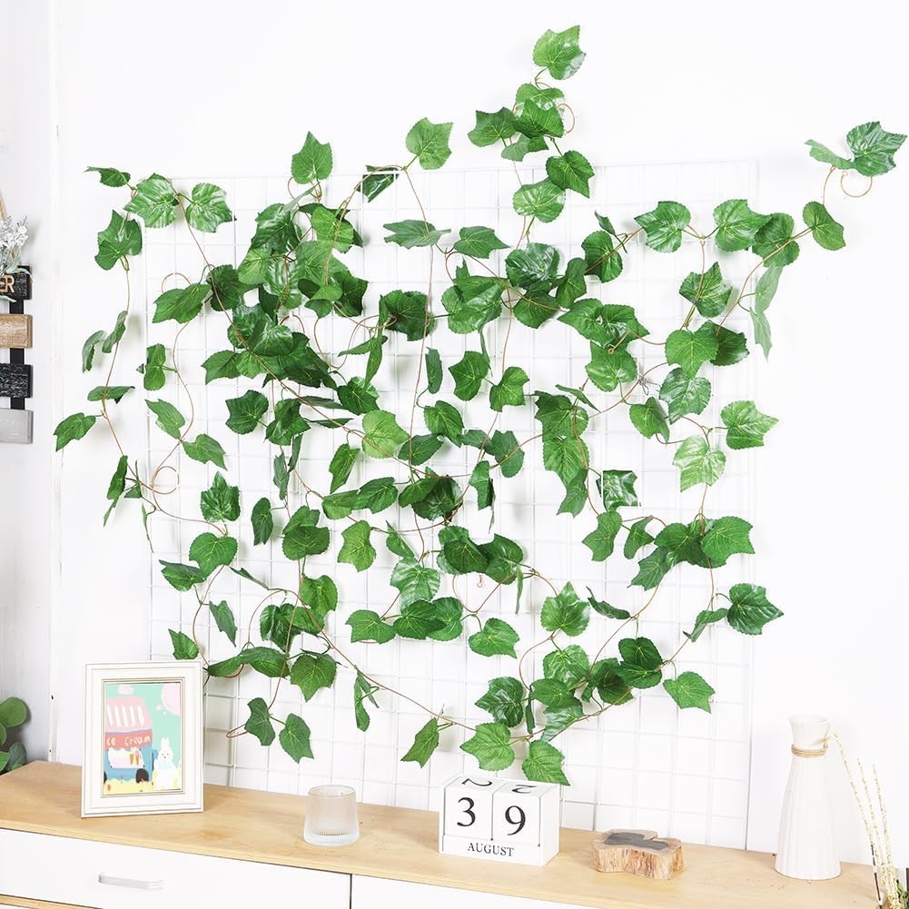 91Ft 12 Strands Autumn Artificial Grape Plant Fake Greenery Garlands Hanging …