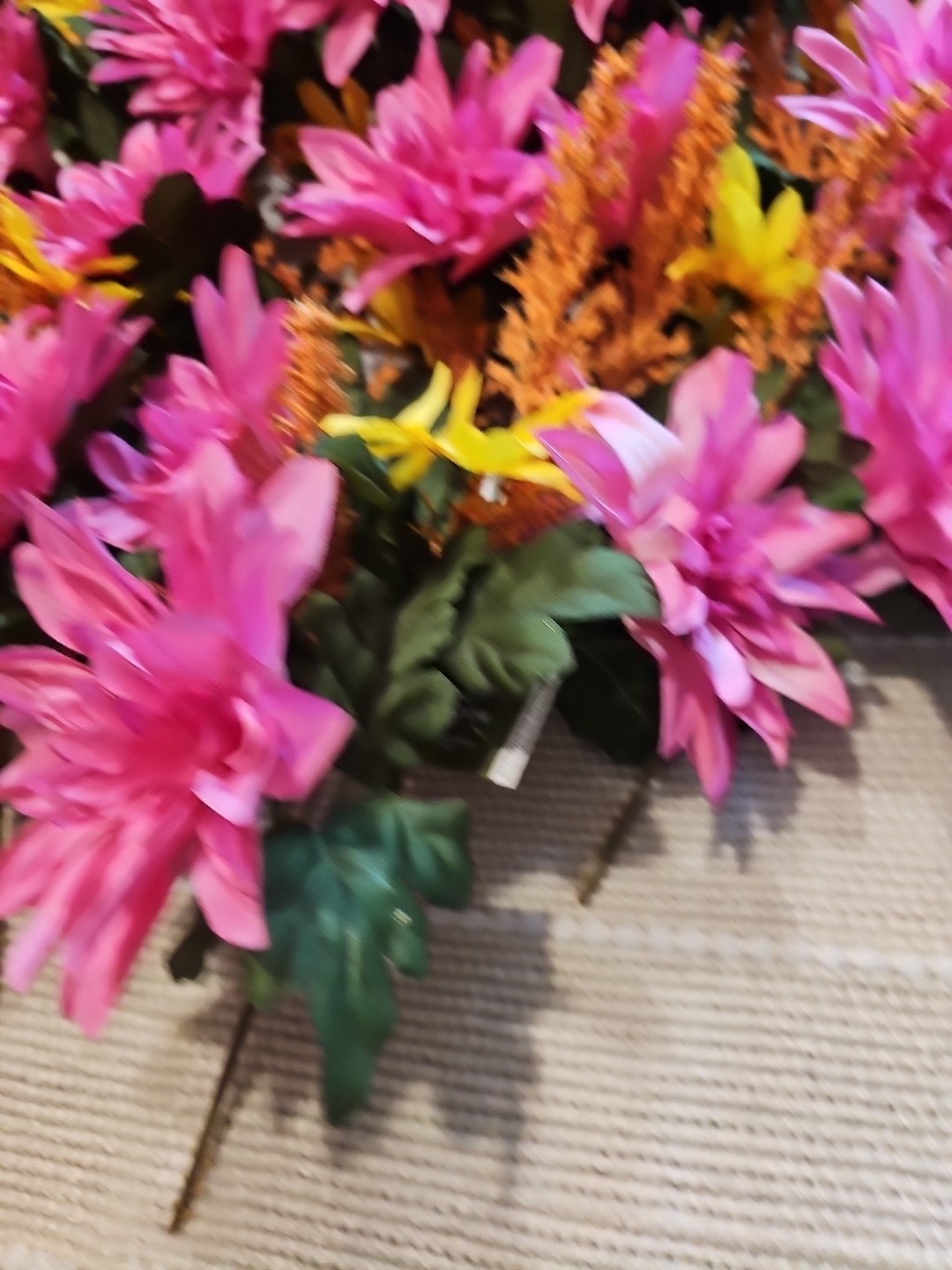 16 NEW 11″ SPRING SUMMER DAHLIA DAISY Floral Pick Decor Flower FREE SHIP pink