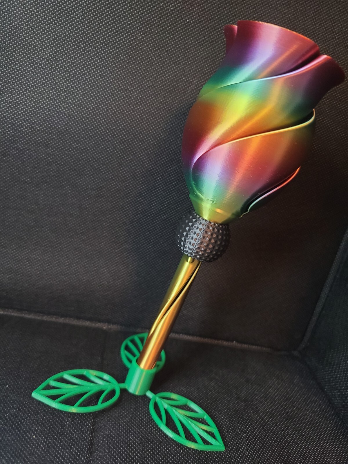 Valentines Day Twisted Rose Fidget Gift Mothers Day 3D Printed Love Unique Cute
