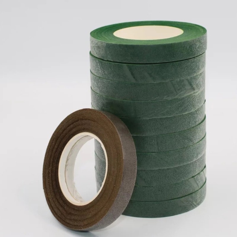 5 Rolls Artificial Flower Stem Wrap Tape for Arrangements and Decorating