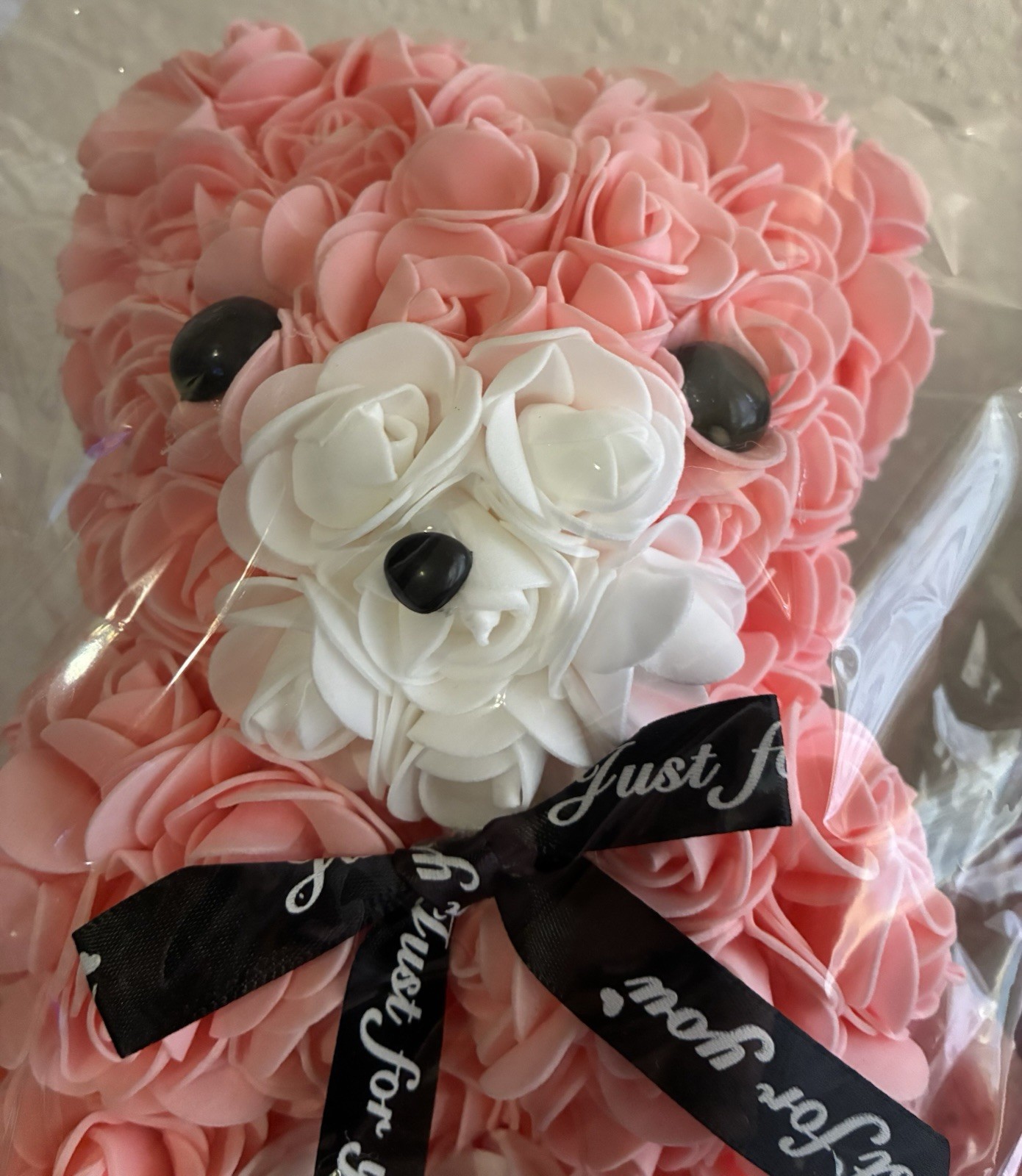 Flower Floral Foam Rose Teddy Bear for mother day, Valentine’s Day