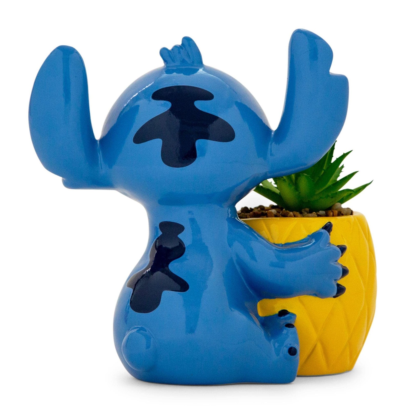 Disney Lilo & Stitch Pineapple 6-Inch Ceramic Planter with Artificial Succule…