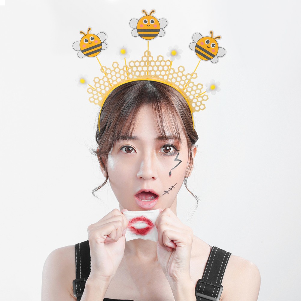 Bee Headband Lovely Decorative Headbands for Kids Antenna Accessories