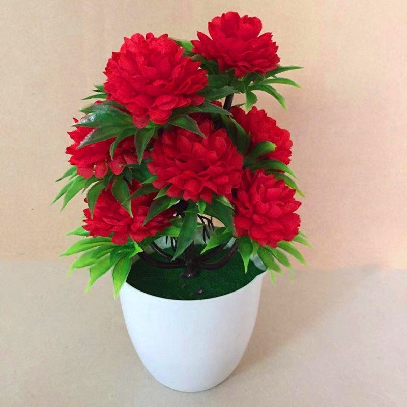 Artificial Bonsai 10*20cm Wedding Chrysanthemums Welcoming Decor Display