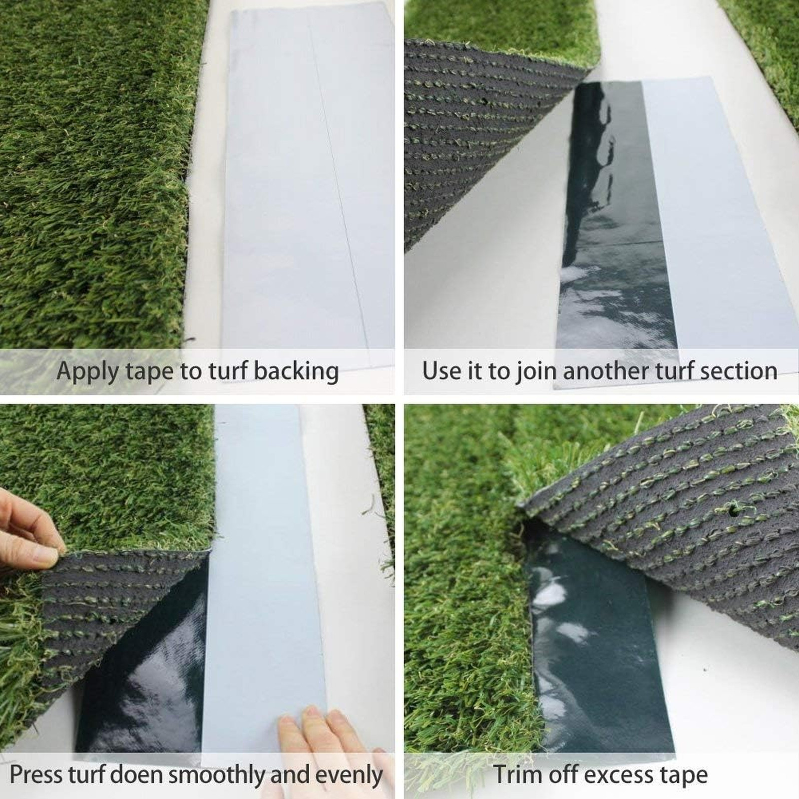 Artificial Grass Tape Self-Adhesive 6×33 Feet Seam Carpet for Lawn Jointing