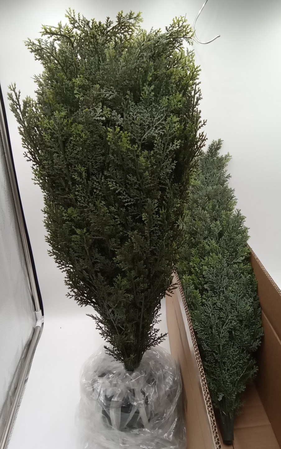 Silk Tree Warehouse Company Artificial Cedar Topiary Tree Faux Plant UV Rated