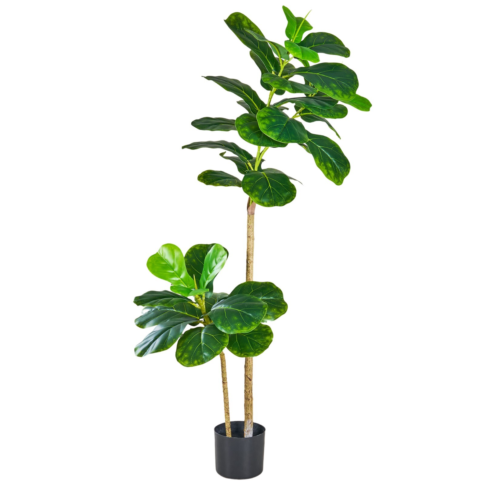 50in Tall Artificial Ficus Microcarpa Fake Potted Faux Indoor Outdoor Home Decor