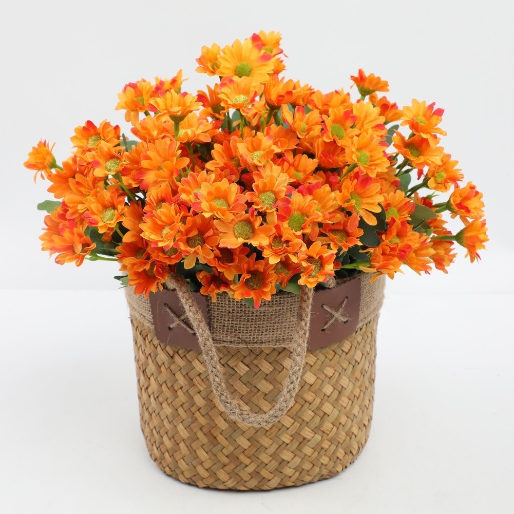 Lifelike Chamomile Flower Bouquet for Living Room Bedroom Office Decor