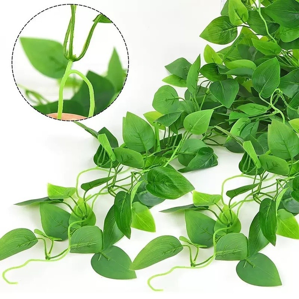 Fake Hanging Plant with Lifelike Green Foliage for Office Indoor Decoration