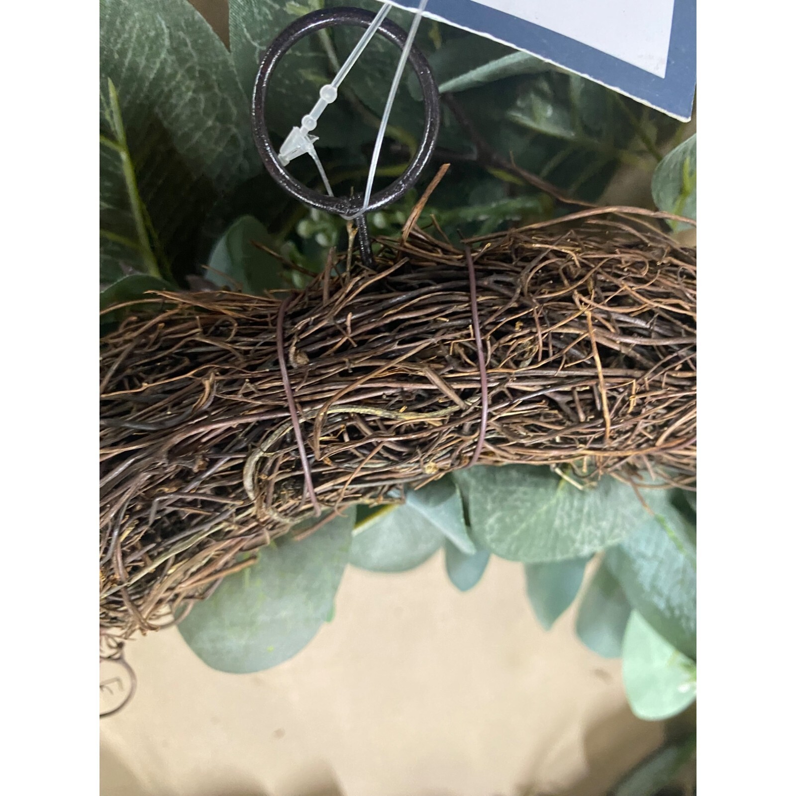Charter Club Artificial Eucalyptus Green Wreath NEW