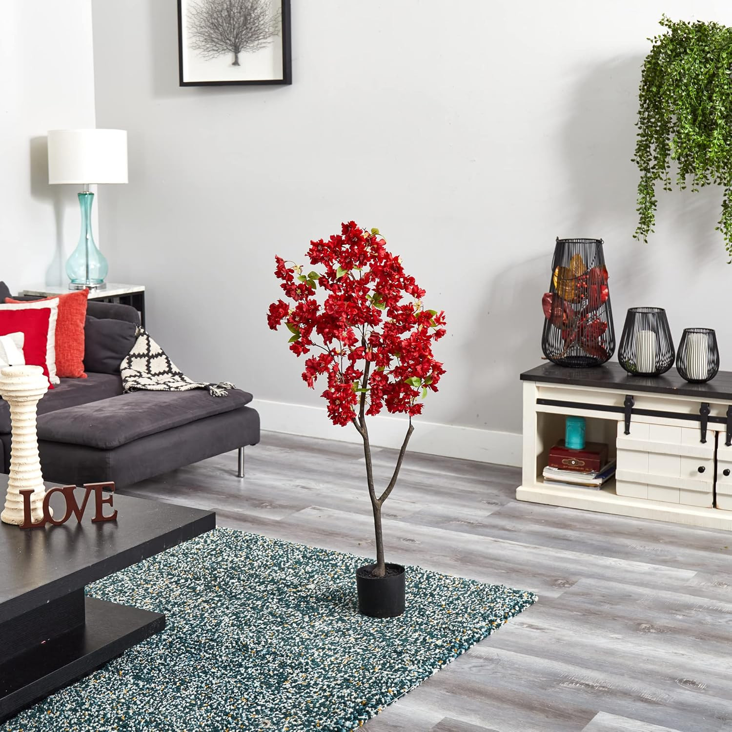 4Ft Cherry Blossom Artificial Tree – Lifelike Floral Decor for Any Space