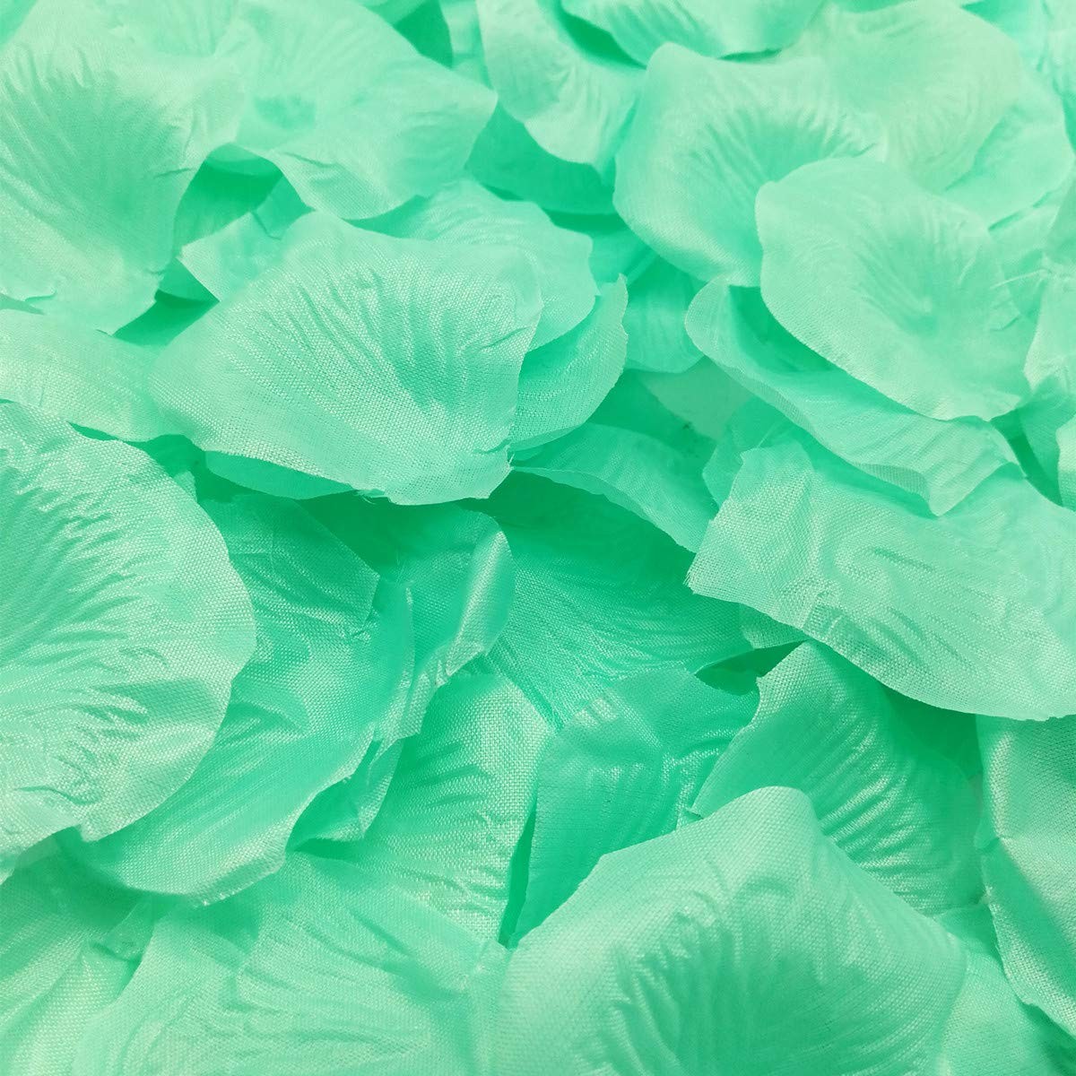 1000 PCS Silk Rose Petals Artificial Flower Wedding Party Decoration Mint Color
