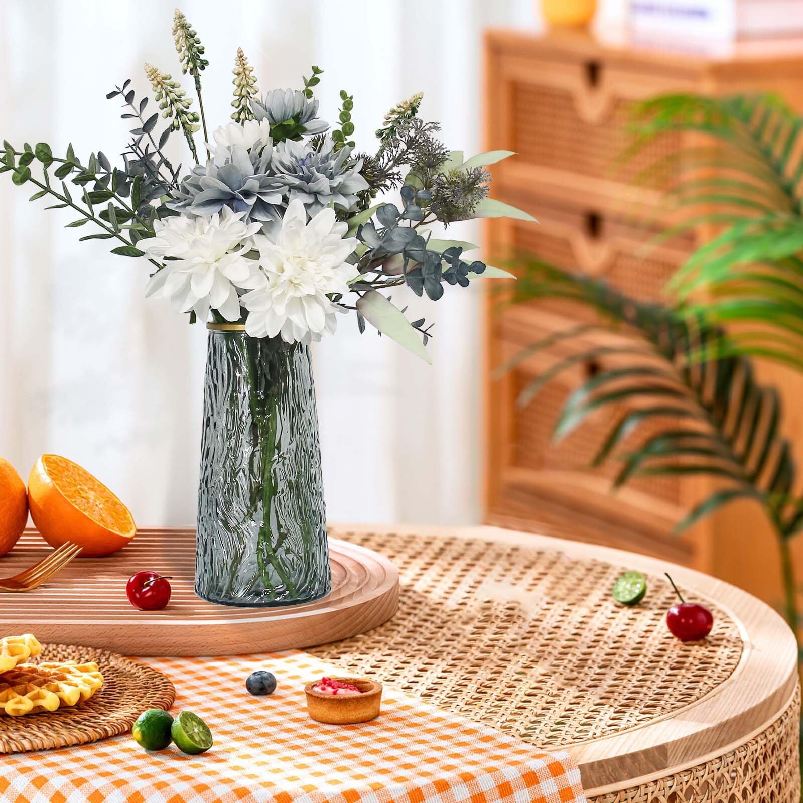Faux Flowers in Vase Table Centerpieces Artificial Flower Arrangement Decor
