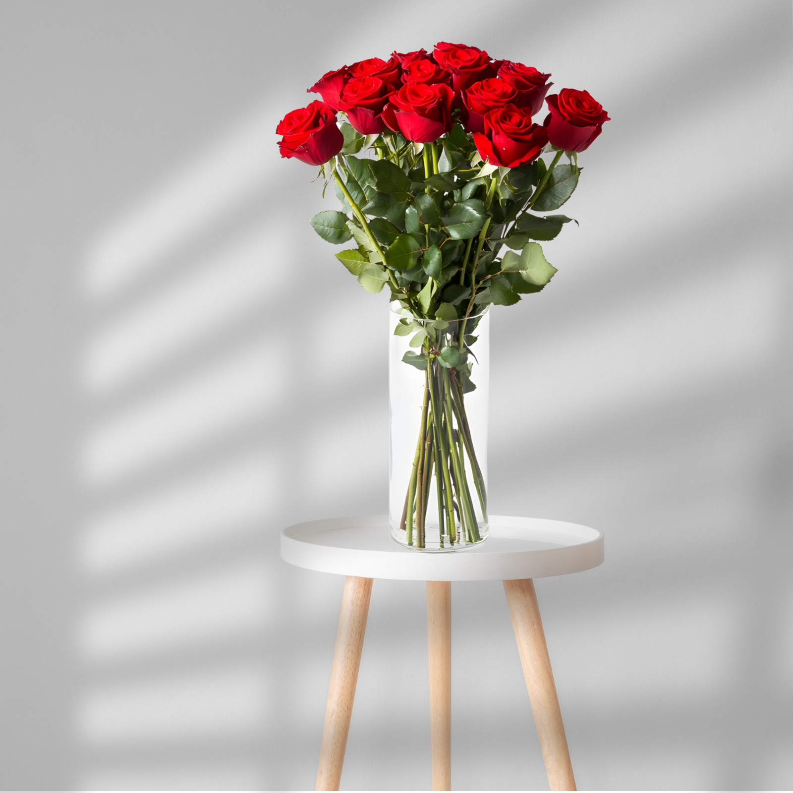 12 Real Premium Fresh Cut Red Roses – 12 Stems Fresh Flowers – Fresh Bouquets