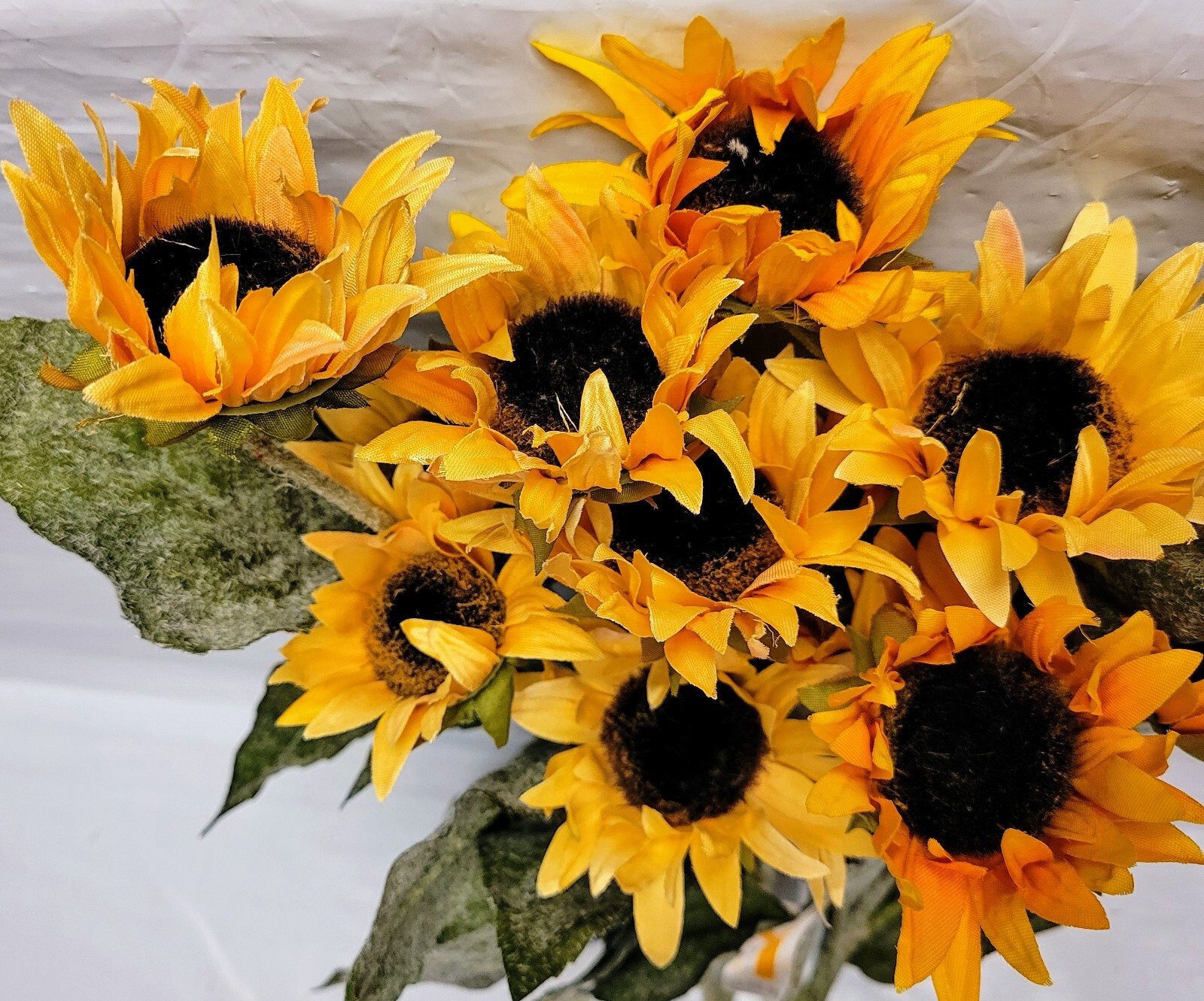 6ct Ashland Faux Flowers Yellow Sunflower Lot Stems Picks Craft DIY Fall Harvest