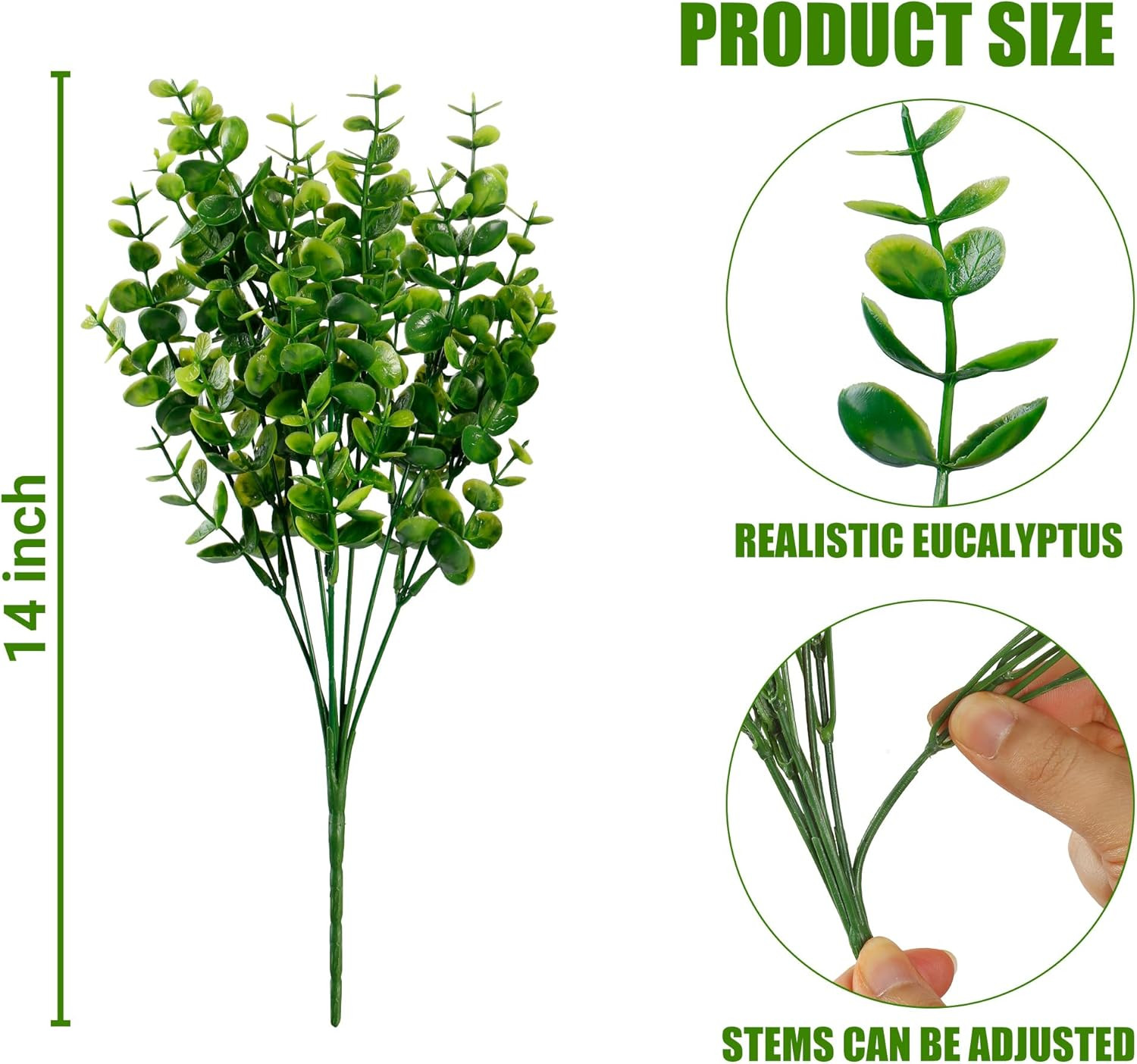 Artificial Flowers for Outdoors 12 Bundles UV Resistant Boxwood Shrubs Artificia