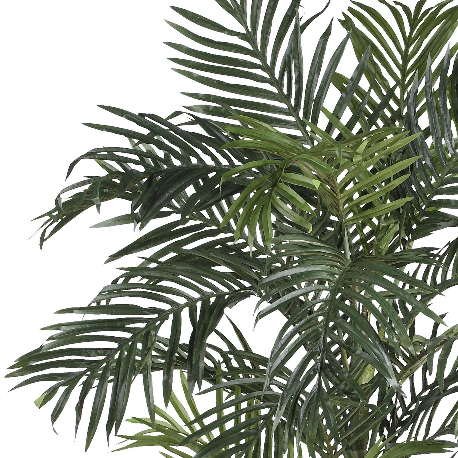 Nearly Natural 6.5ft Artificial Golden Cane Palm Tree, Lifelike Silk Indoor P…