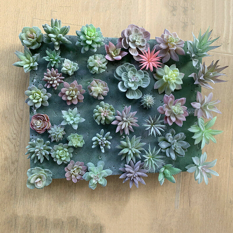 Artificial Color Succulent Plants Unpotted Fake Lotus Plant Home Decor 18 Pcs/PK