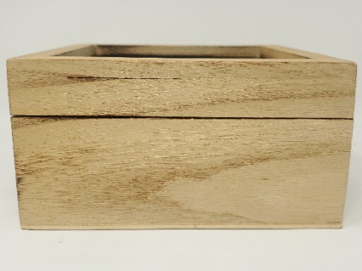 Artificial Succulents In Beautiful Wooden Box Hinged w/Clasp Artificial Plants