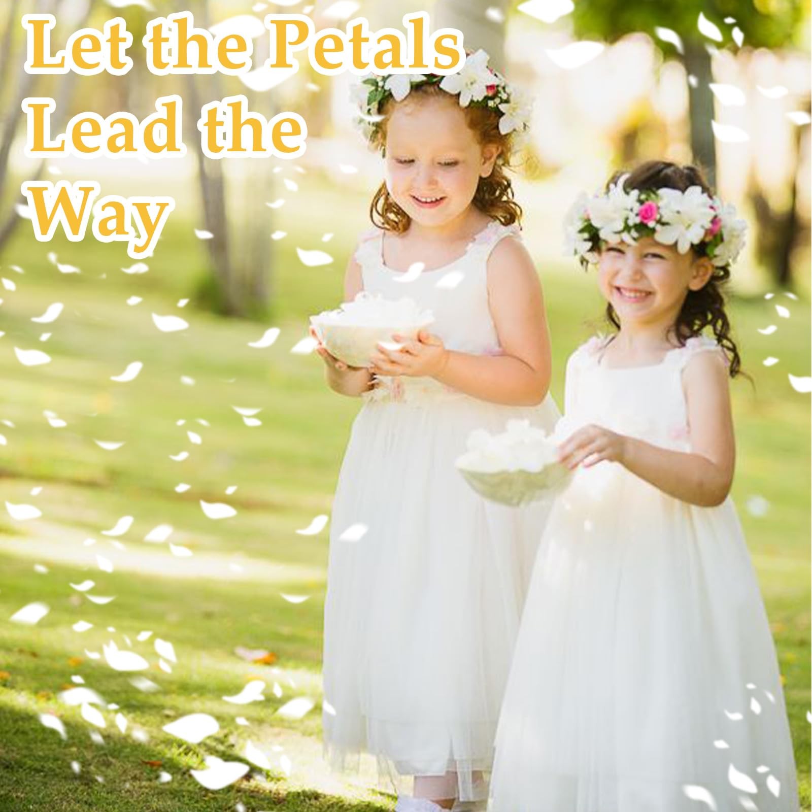 500 PCS Dried Real White Rose Petals Freeze Preserved Wedding Party Confetti