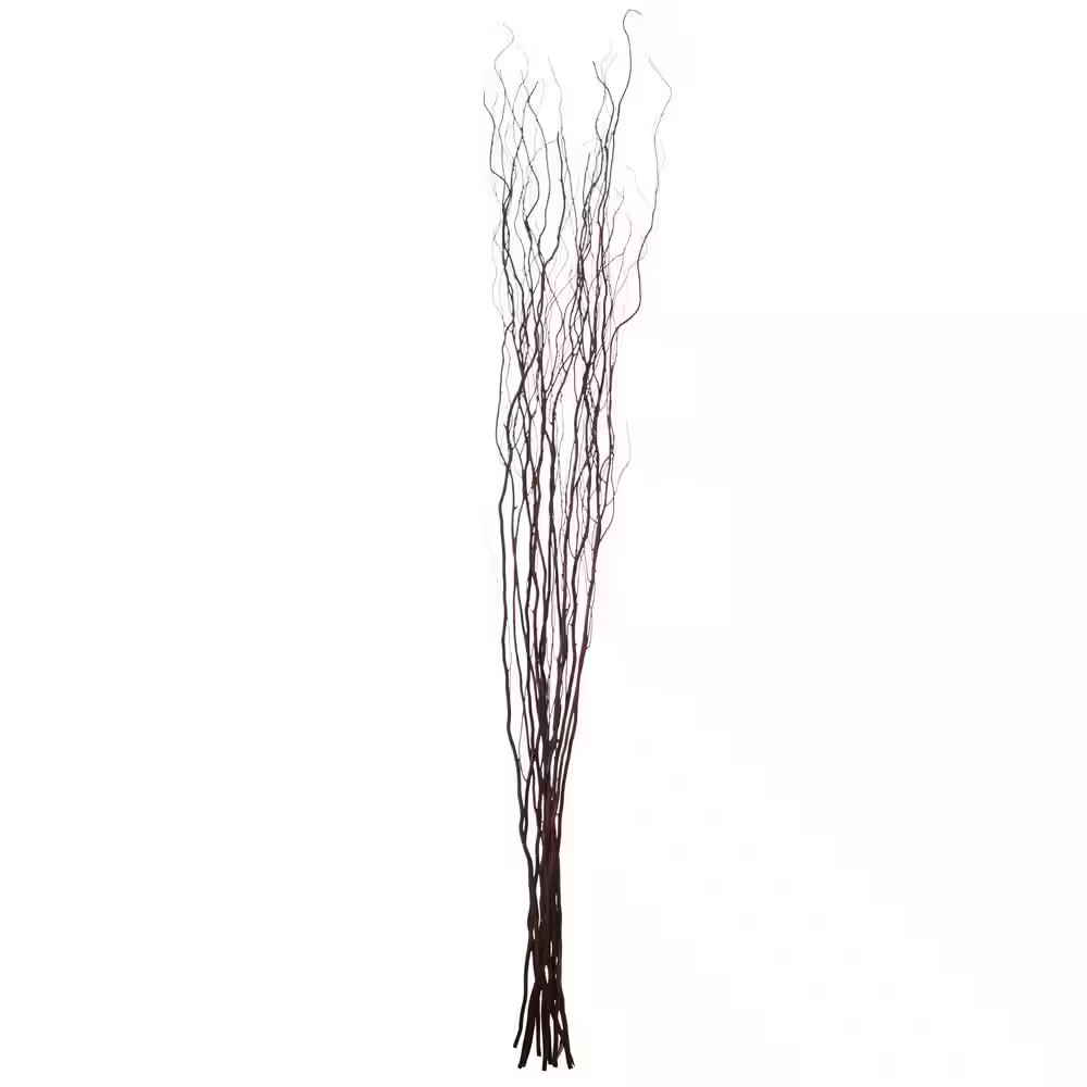 57 In. Brown Natural Dry Branches Authentic Willow Birch Sticks for Home Decorat