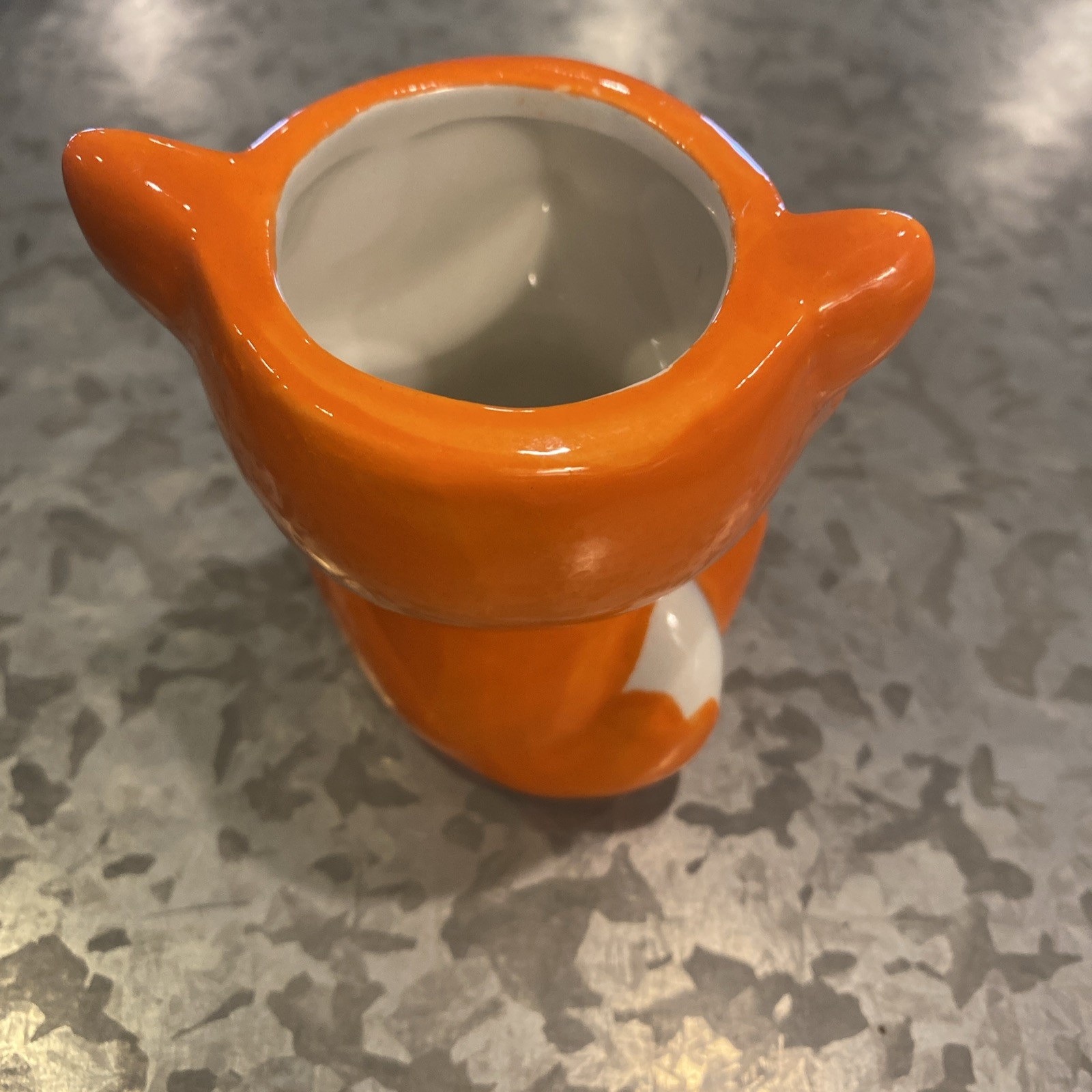 Fox Cute Baby Animal Ceramic Succulent Flower Air plant Holder Pot- New