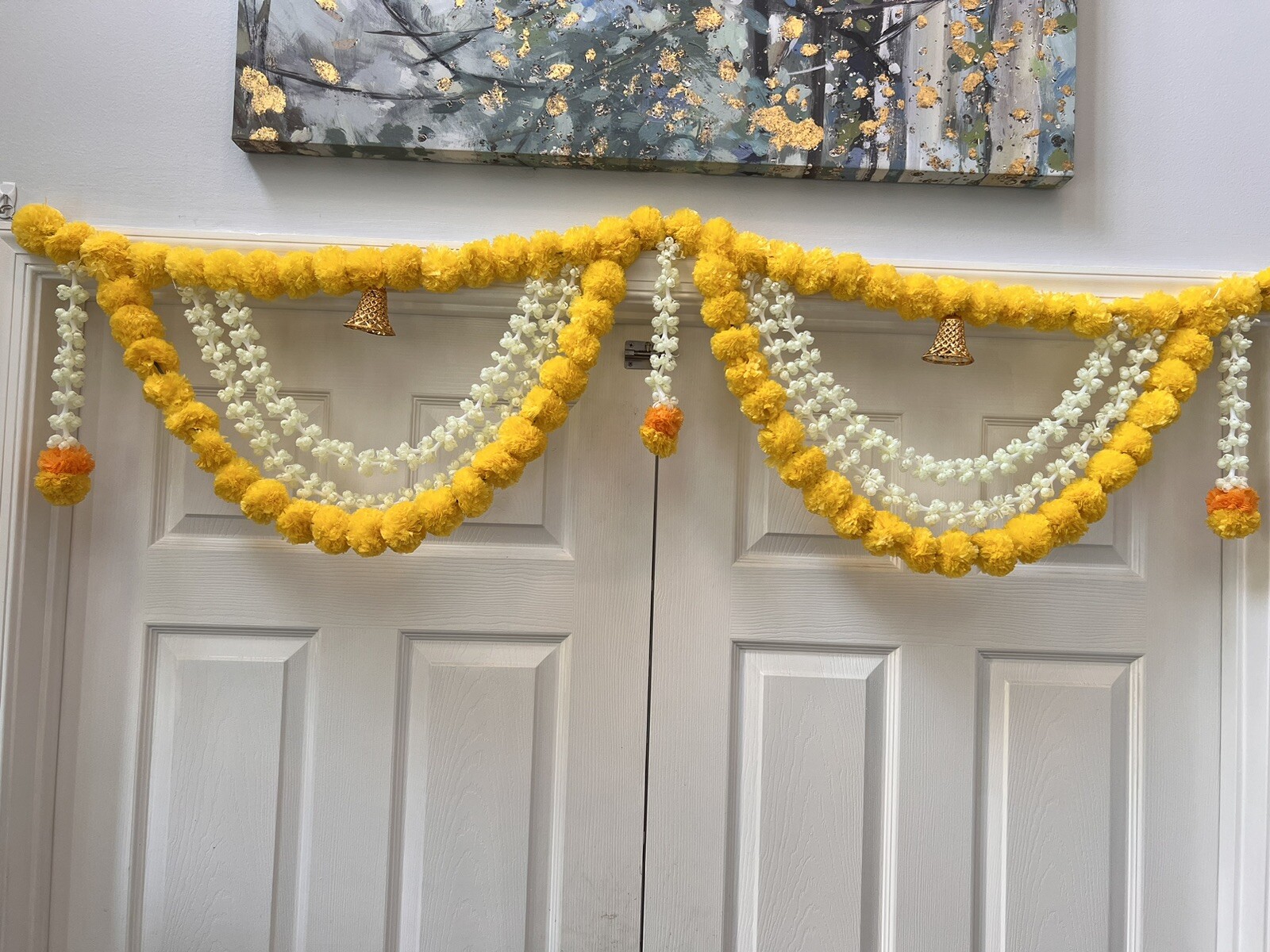 40 inch Marigold backdrop Toran garland indian wedding diwali decor High Quality