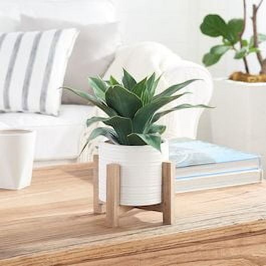 Better Homes & Gardens 10″ Artificial Agave Plant in White Ceramic Pot