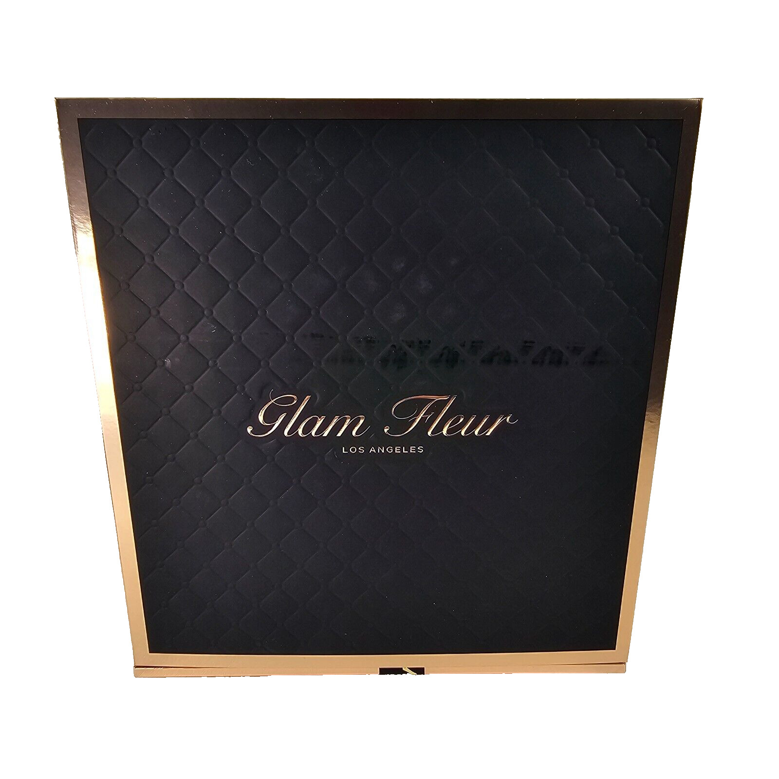 Glam Fleur Preserved 9 White Cream Real Roses in Square Gift Box